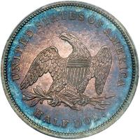 1840 Liberty Seated 50C. Rev of 1839 PCGS MS65 - 2