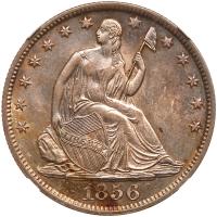 1856-O Liberty Seated 50C NGC MS65