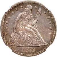 1872-CC Liberty Seated $1 NGC MS63