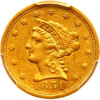 1851-C $2.50 Liberty