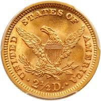 1891 $2.50 Liberty PCGS MS65 - 2