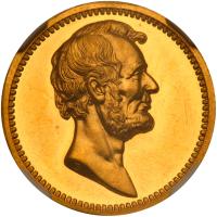 Undated (1882) Lincoln - Garfield Medal, J-PR-40