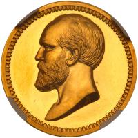 Undated (1882) Lincoln - Garfield Medal, J-PR-40 - 2