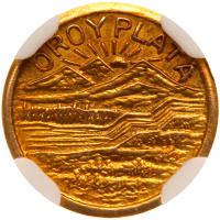 1914 Montana Gold 50 Cents. MIRH-1, Rarity 6 NGC MS65 - 2