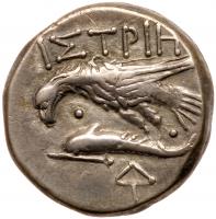 Moesia, Istros. Silver Drachm (5.64 g), 4th century BC Nearly EF - 2