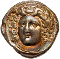 Thessaly, Larissa. Silver Drachm (5.81 g), ca. 356-342 BC Superb EF