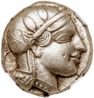 Attica, Athens. Silver Tetradrachm (17.18 g), ca. 454-404 BC