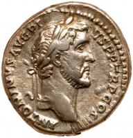 Antoninus Pius, with Marcus Aurelius, as Caesar. Silver Denarius (3.38 g), AD 138-161