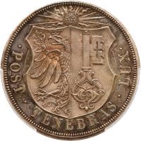 Switzerland: Geneva. 10 Francs, 1851 PCGS MS62