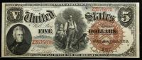 1880, $5 United States Note