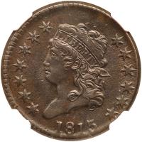 1813 S-292 R2 NGC graded MS61 Brown