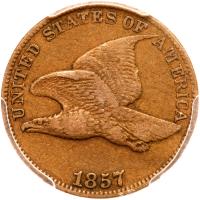 1857 Flying Eagle 1C PCGS VF30