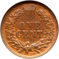 1864 Indian Head 1C. Bronze NGC MS63 BR - 2