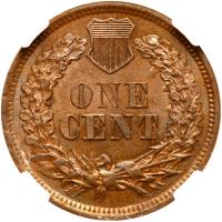 1864 Indian Head 1C. Bronze NGC MS61 BR - 2