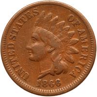 1866 Indian Head 1C Sharpness of F12