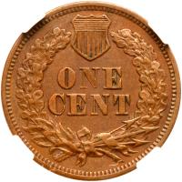 1868 Indian Head 1C NGC AU55 BR - 2