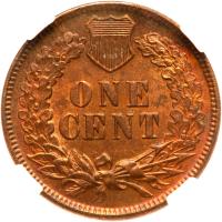 1874 Indian Head 1C NGC MS63 RB - 2