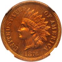 1876 Indian Head 1C NGC Proof Details