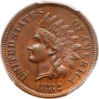 1882 Indian Head 1C PCGS MS64 BR