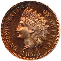 1883 Indian Head 1C PCGS PF63 RB