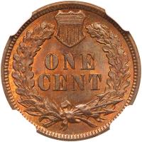 1891 Indian Head 1C NGC MS64 RB - 2