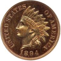 1894 Indian Head 1C PCGS PF64 RB