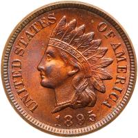 1895 Indian Head 1C MS64 RB