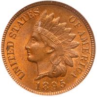 1895 Indian Head 1C PCGS MS63 RB