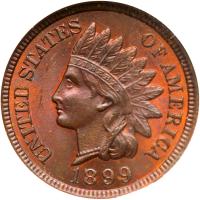 1899 Indian Head 1C NGC MS64 RB