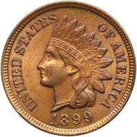 1899 Indian Head 1C MS60