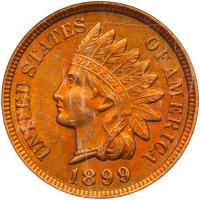 1899 Indian Head 1C PCI MS63 RB