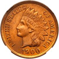 1900 Indian Head 1C NGC MS64 RB