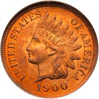 1900 Indian Head 1C NGC MS64 RB