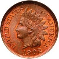 1902 Indian Head 1C NGC MS64 RB