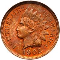 1902 Indian Head 1C NGC MS64 RB