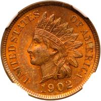 1902 Indian Head 1C NGC MS63 RB