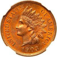 1903 Indian Head 1C NGC MS64 RB