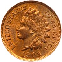 1903 Indian Head 1C PCGS MS64 BR