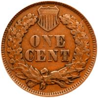A pair of slabbed Indian Cents - 2