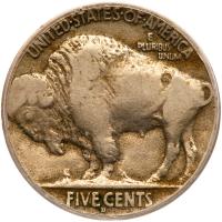 1913-D Buffalo 5C. Type 2 PCGS VG8 - 2