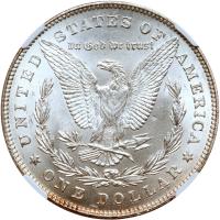 1878 Morgan $1. Strongly Dbld Tail Feathers NGC MS63 - 2