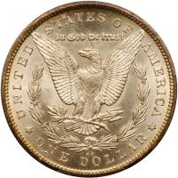 1880-CC Morgan $1. Rev of 1879 PCGS MS63 - 2