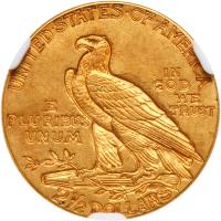 1927 $2.50 Indian NGC AU58 - 2