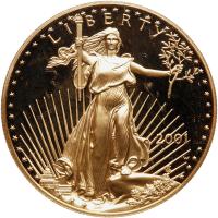 2001-W American Gold Eagle 4-Piece Proof Set