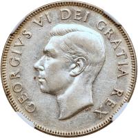 Canada. 50 Cents, 1948 NGC EF45