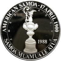 Samoa (American) 25 Dollars, 1988