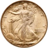 1946-D Liberty Walking 50C PCGS MS65