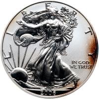 A trio of ICG graded American Silver Eagles - 2