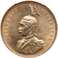 German East Africa. Rupie, 1911-J PCGS MS61