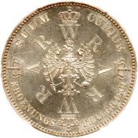 German States: Prussia. Taler, 1861-A PCGS MS63 - 2